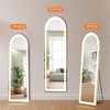 GlasFlength Full Length Mirrors, Freestanding Mirror, Large  Floor Standing Mirror, for Living Room, Bedroom, Dressing Room, Clear, 60"*16"*0.9" - 3 of 4