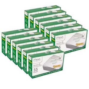Mead® Press-It Seal-It® Security Envelopes, # 6 3/4, 55 Per Box, 12 Boxes - 1 of 2
