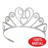 Beistle Glittered Metal  90  Tiara, (1/Pkg) Multicolored - 4 of 4