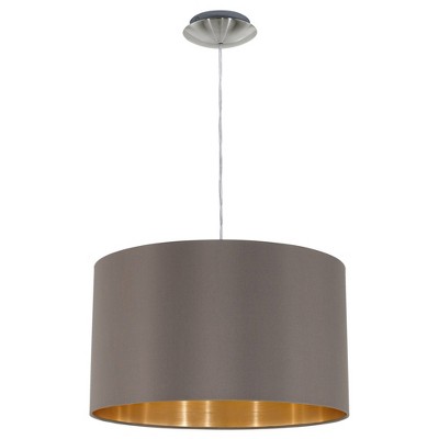 1-Light Maserlo Pendant Nickel/Gold - EGLO