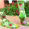 Wonderful Pansy Flower Socks the Sock Panda (Women's Sizes, Adult Medium) - 2 of 3