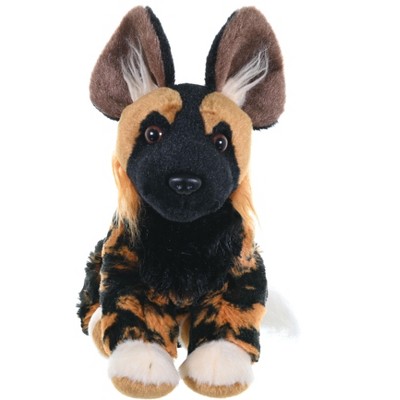 Wild Republic African Wild Dog Plush Toy, 8 Inches