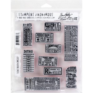 Tim Holtz Cling Stamps 7"X8.5" - 1 of 3