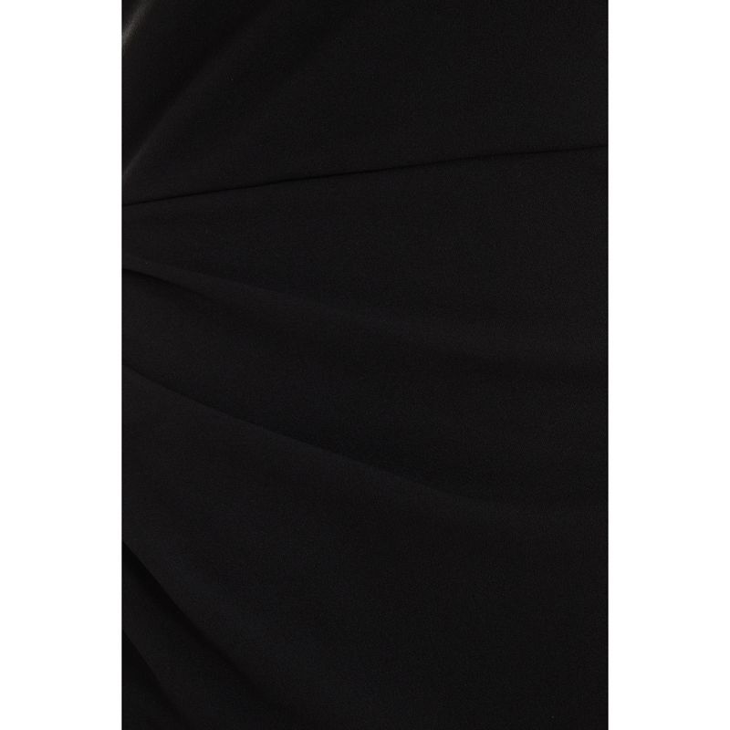 QUIZ Women's Ruched Bardot Wrap Maxi Dress, 5 of 6