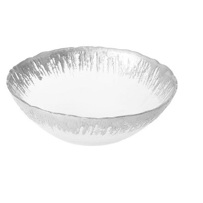 Classic Touch Individual Bowls With Flashy Silver Design