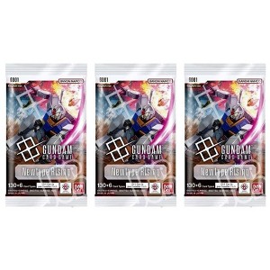 Bandai Gundam Card Game Booster Pack - Newtype Rising (GD01) - 3 Packs - 36 Cards - 1 of 1