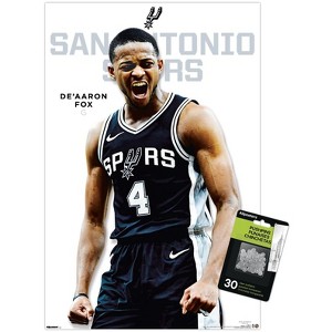 Trends International NBA San Antonio Spurs - De'Aaron Fox Feature Series 25 Unframed Wall Poster Prints - 1 of 4