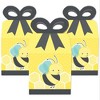 Big Dot of Happiness Honey Bee - Square Favor Gift Boxes - Baby Shower or Birthday Party Bow Boxes - Set of 12 - 2 of 4