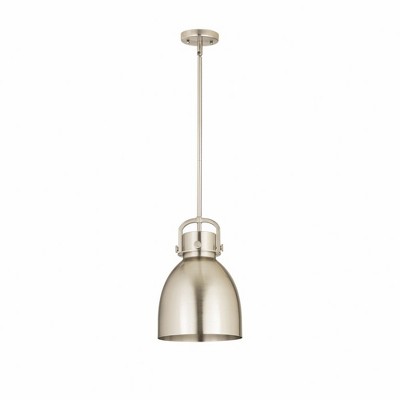 Newton Bell - 1 Light Pendant In Industrial Style-16.75 Inches Tall and 10 Inches Wide
