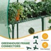 EAGLE PEAK Pack of 16pcs 4 Types Greenhouse Frame Connectors 0.63 in, PVC Pipe Joint for Flower Stands Gardening Frame Construction - 4 of 4