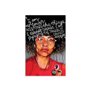 Angela Davis Print on Acrylic Glass by Domonique Brown - iCanvas - 1 of 4