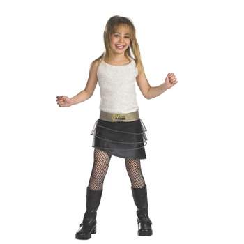 Girls' Classic Hannah Montana Costume - Size 4-6 - White
