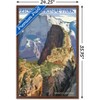 Trends International Lantern Press - Zion National Park, Utah, Angels Landing Framed Wall Poster Prints - 3 of 4