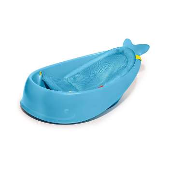 Baignoire pour bébé à tout-petit de Fisher-Price, Baignoire-baleine avec  siège amovible pour bébé et bouchon de drainage