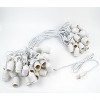 Novelty Lights Edison Outdoor String Lights with 50 Suspended Sockets White Wire 100 Feet - 2 of 4