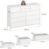 10-Drawer Fabric Dresser Modern Chest of Drawers with Fabric Bins & Sturdy Steel Frame,Multi-Scene Dresser for Living Room/Hallway,(Easy Assembly) - 2 of 4