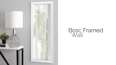 Elegant Full-Length White Polystyrene Framed Rectangular Mirror