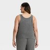 Women's Cozy Ribbed Pajama Tank Top - Auden™ - 2 of 3