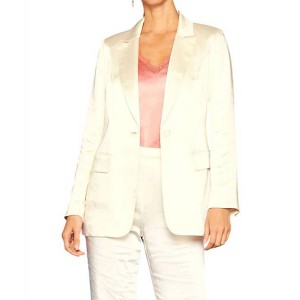 Women's Holiday Spirit Blazer - SKIES ARE BLUE - 1 of 4