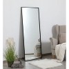 Elegant Lighting Metal frame rectangle mirror 24 inch in Black - 3 of 4