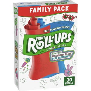 Fruit Roll-Ups Betty Crocker Variety Fruit Flavored Snacks - 15oz/30ct - 1 of 4