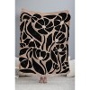 DorisciciArt Mid Century Modern Floral F Woven Throw Blanket - Deny Designs - 3 of 4