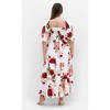 Women's Plus Size Mindy Rose Maxi Dress - print | CITY CHIC - 3 of 4