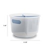 madesmart Large Portable Turntable with Dividers : Microfiber, Machine Washable, Non-Slip Backing - 3 of 4