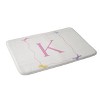 Deny Designs April Lane Art Simple Bow Monogram Memory Foam Bath Mat - 2 of 4