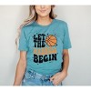 Simply Sage Market Women's Madness Begin Basketball Short Sleeve Graphic Tee - 2 of 3