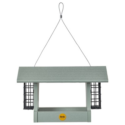 Birds Choice 3qt Hopper Feeder With Suets Medium - White: Weather-Resistant, No Assembly, Plastic Bird Feeder