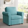 Flora 3-in-1 Multi-Function Sleeper Bed With Convertible Folding Accent Chair Adjustable Backrest Sofa Bed/Lounge Chair-Maison Boucle - 4 of 4