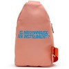 Nickelodeon Bag, Sling, SpongeBob Patrick Star Close Up, Salmon Orange, Bounding, Vegan Leather - 4 of 4