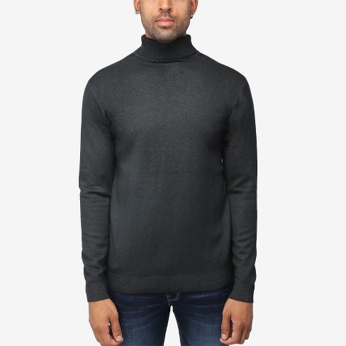 X Ray Men's Mock Turtleneck Sweater(available In Big & Tall) In Heather ...