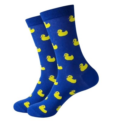 Duck Pattern Socks (Men's Sizes Adult Large) from the Sock Panda