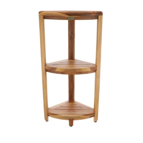 3-Tiered Teak Shower Organizer