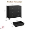 3/6/7 Drawer Dresser for Bedroom,  29"/47'' /54'' Wide Dresser, Chest of Drawers, Wooden Dressers Chest with Clothes Storage Cabinet - 2 of 4