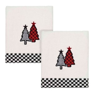 Avanti Linens Tis the Season 2-Pack Hand Towel Set - 1 of 3