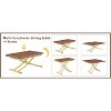 PAGED Lift Coffee Table Modern Minimalist Living Room Table with MDF Desktop and Metal Legs, Dining Table for Living Room - 4 of 4