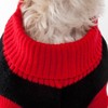 Pet Life (R) Snow Flake Cable-Knit Ribbed Fashion Turtle Neck Dog Sweater - 3 of 4