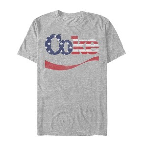 Men's Coca Cola Patriotic Star Emblem T-Shirt - 1 of 4