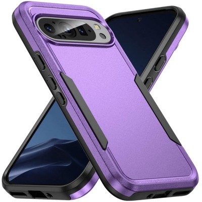 Entronix Case Compatible with Pixel 9/9 Pro - Soft-Touch Dual-Layer Sleek Cover