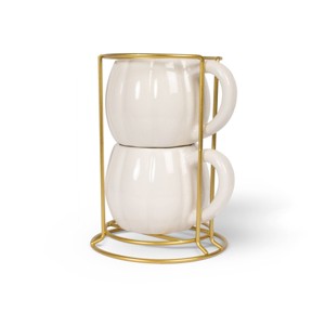 2pk Stackable Espresso Mugs Pumpkin - Bullseye's Playground™ - 1 of 3