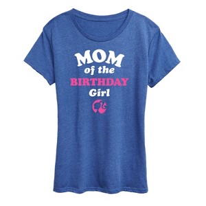 Women's - Barbie - Mom of The Birthday Girl Short Sleeve Graphic T-Shirt - 1 of 4