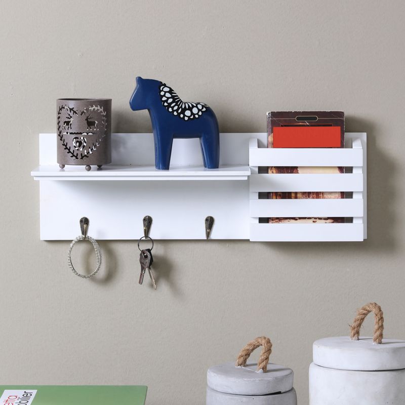 18" Utility Shelf with Pocket and Hanging Hooks - Danya B., 4 of 6