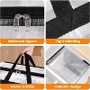 6 Pack Moving Bags Clear Window, Large Packing Bags for Saving Space, Storage Bags Strong Carrying Handles & Zippers - 3 of 4