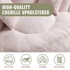 MOONMISS Chenille High-Density Foam Soft Bean bag Chair with 3 Pillows and Wide Backrest - 4 of 4