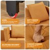 Ainfox 3 in 1 Folding Sofa Bed, Chaise Lounge With A Detachable Back Rest, for Modern Living Room sofa  chaise - 4 of 4