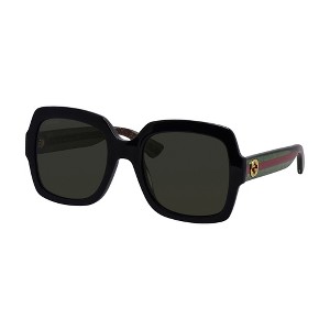 GUCCI Black/Green Square 54 mm Women\'s Sunglasses GUCCI GG0034SN 002 Black/Green Square 54 mm Women main image 4