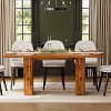 WOWLIVE 70.8" Rectangular Dining Table for 6-8 People,  Farmhouse Wood Kitchen Table with Storage Drawer - 3 of 4